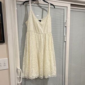 Torrid Cream Lace Top